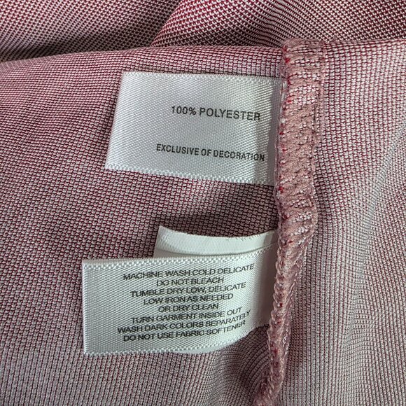 Womens Cutter & Buck CB DryTec Red Polo Shirt 100% Polyester 3/4 Sleeve Size L - Picture 3 of 7